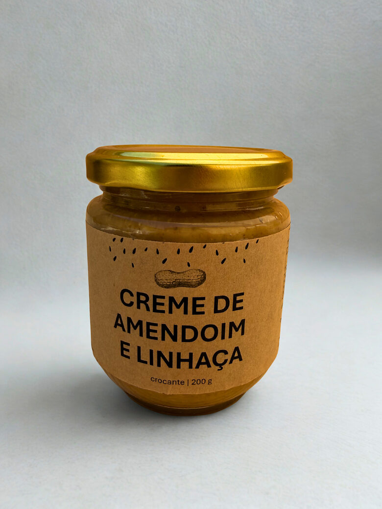 Flaxseed and peanut cream